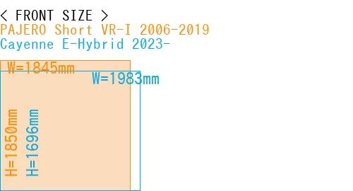 #PAJERO Short VR-I 2006-2019 + Cayenne E-Hybrid 2023-